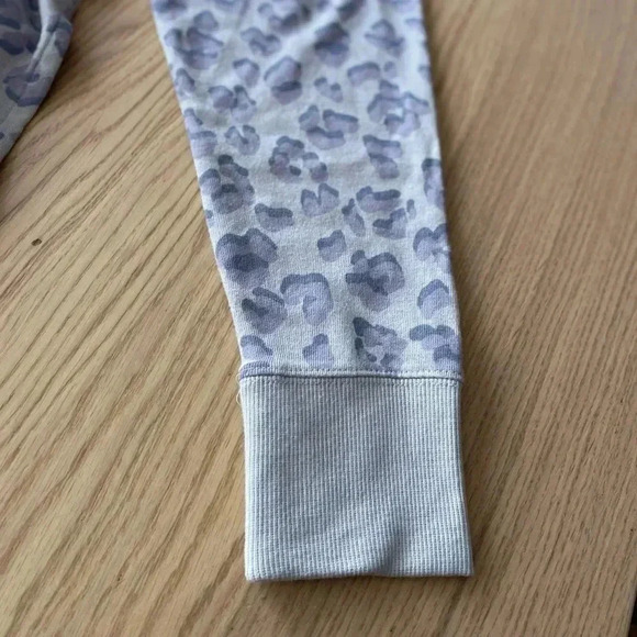 🆕 Lucky 🍀 Brand Hacci Leopard Sweatshirt Grey L🆕 - Picture 7 of 13